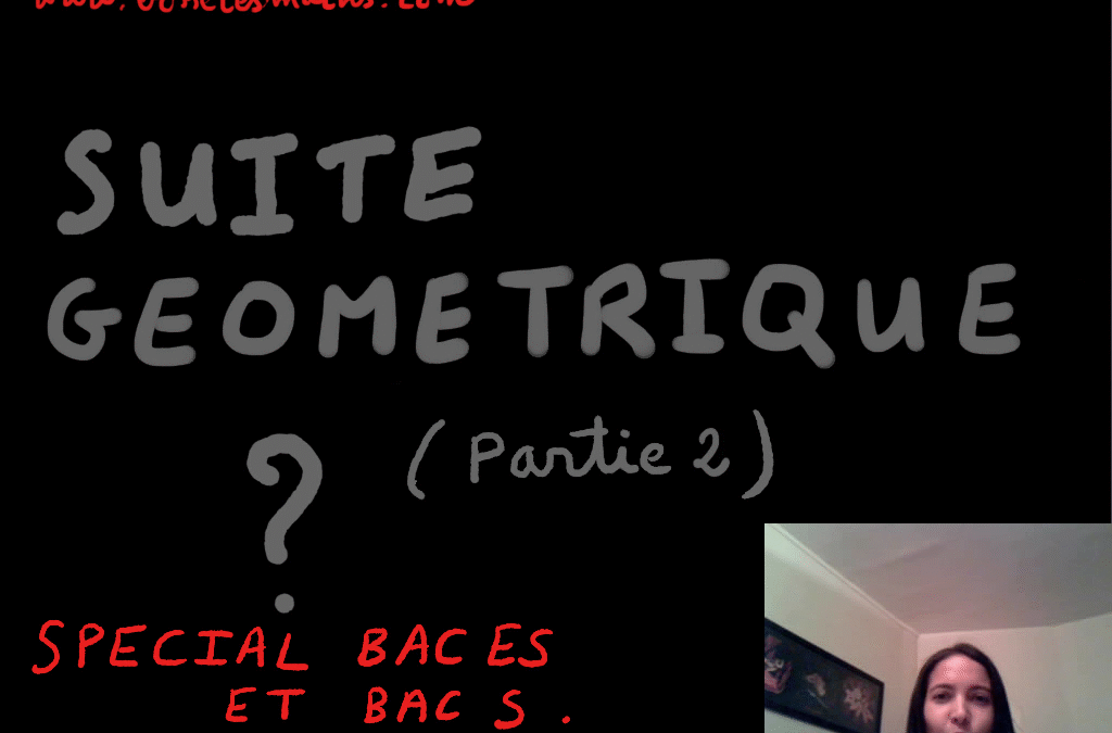 Suites géométriques (Première)