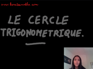Cercle trigonométrique [Vidéo] (Première)