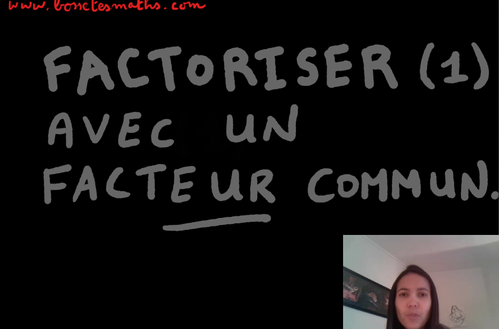Factorisation d’une expression [Vidéo](Seconde)