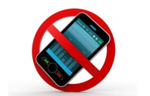 Téléphone portable interdit pendant l'examen