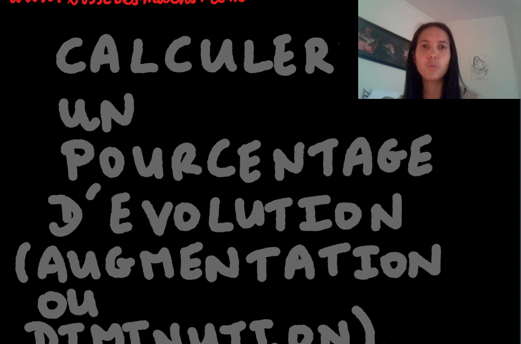 Taux d’évolution [Vidéo] (Seconde)