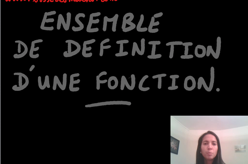 Ensemble de définition d’une fonction [Vidéo] (Seconde)
