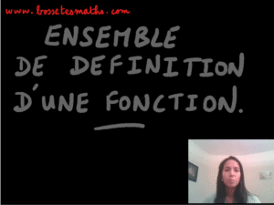 Ensemble de définition d’une fonction [Vidéo] (Seconde)
