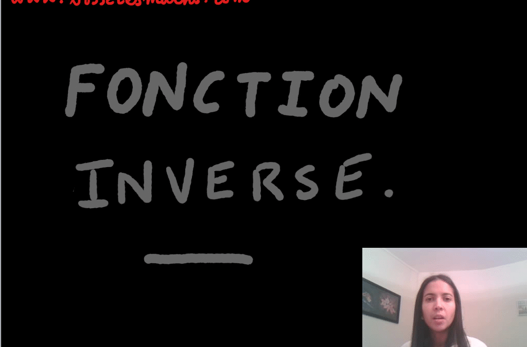 Fonction inverse [Vidéo] (Seconde)