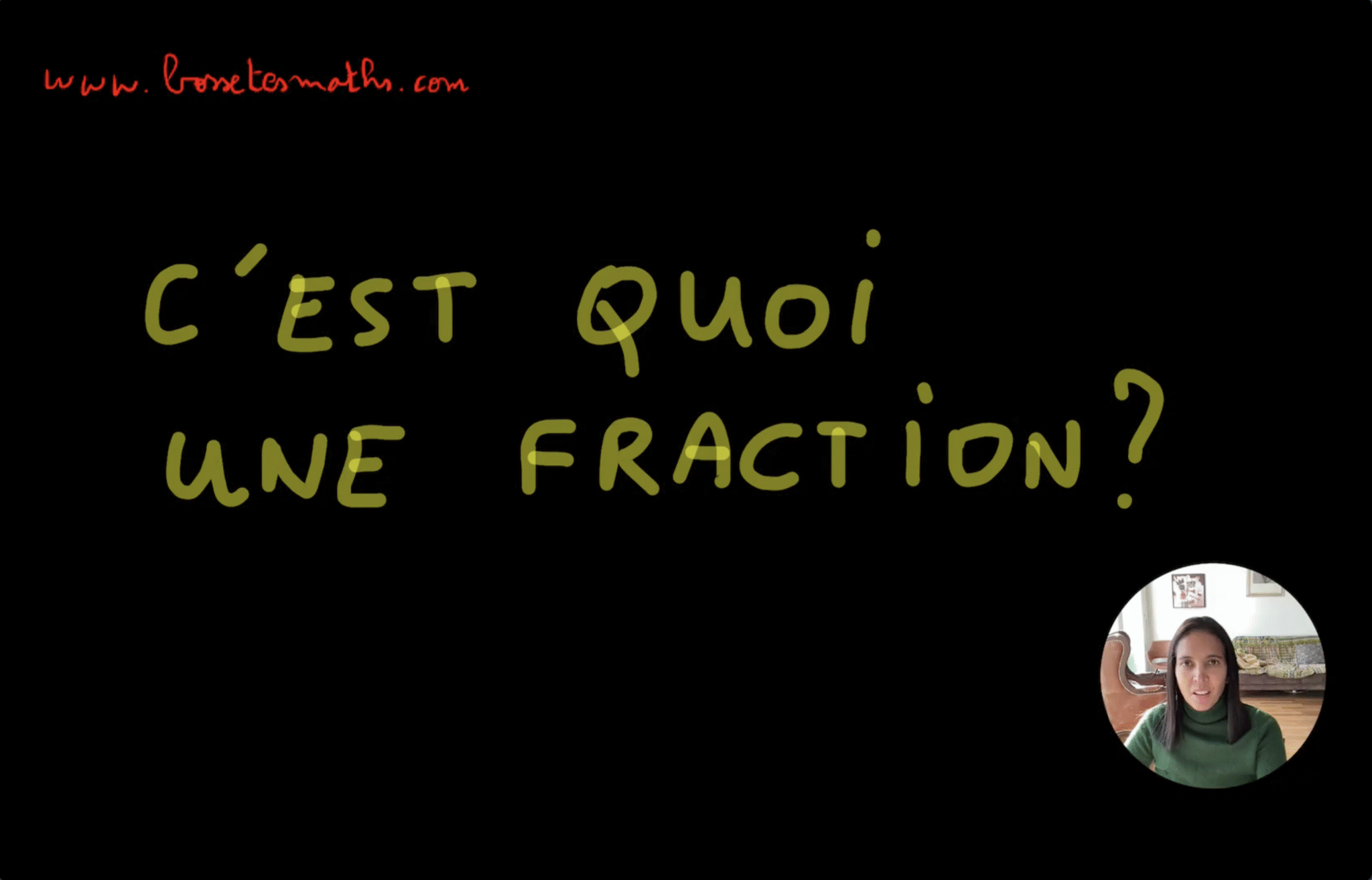 C'est quoi une fraction ? [Vidéo](Collège) - Bosse Tes Maths