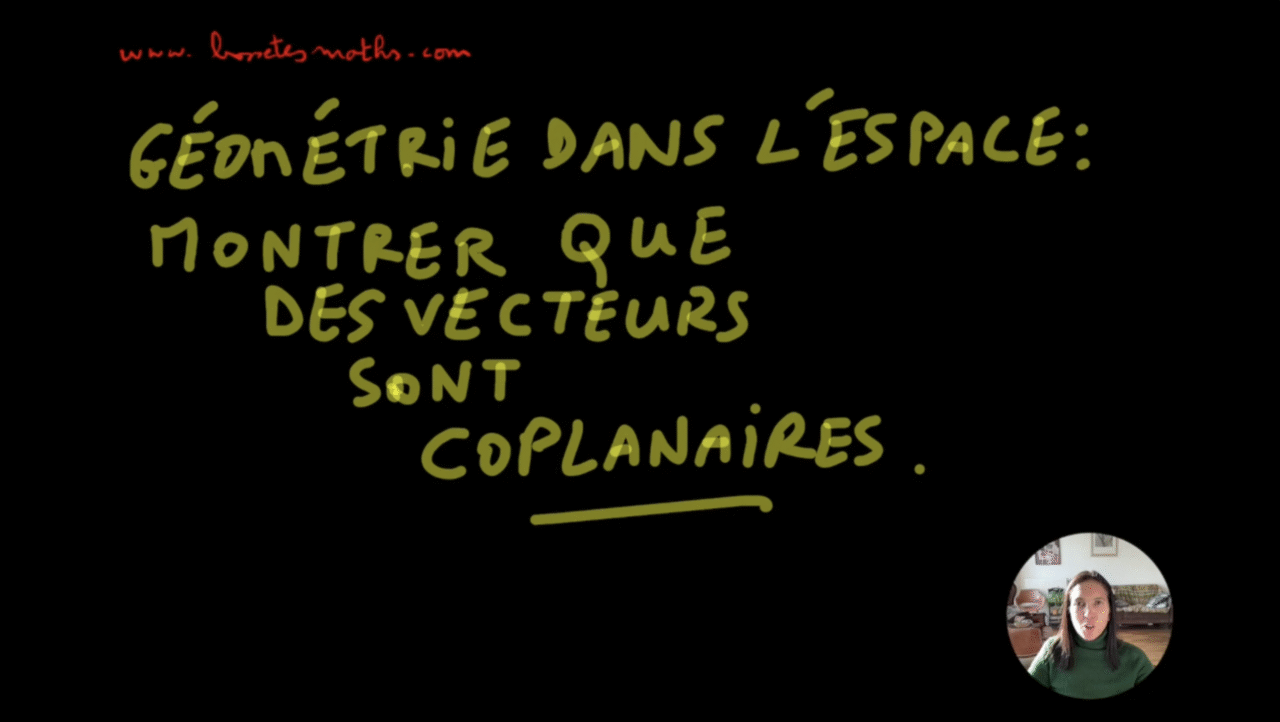 Géométrie dans l'espace (2ème partie) montrer que 3 vecteurs sont — free download